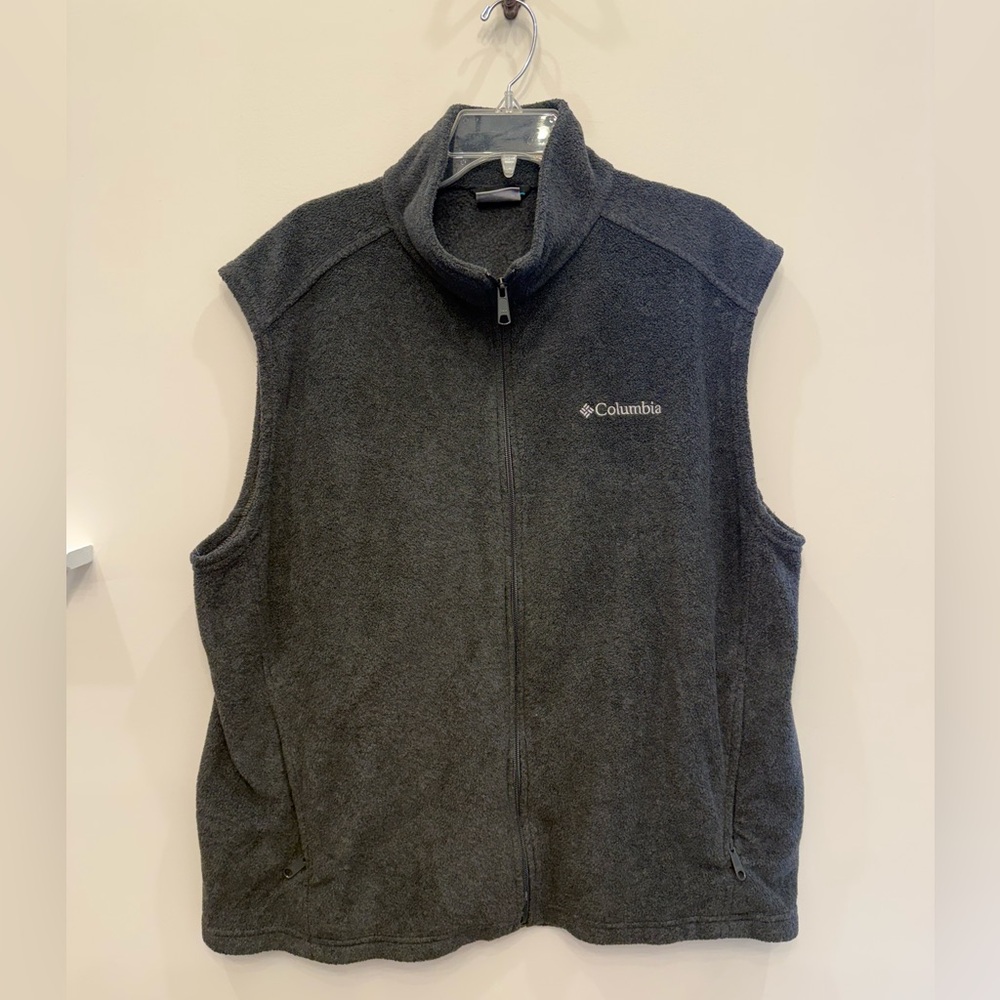 Columbia Charcoal Fleece Vest